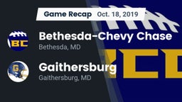 Recap: Bethesda-Chevy Chase  vs. Gaithersburg  2019