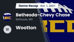 Recap: Bethesda-Chevy Chase  vs. Wootton  2021