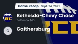 Recap: Bethesda-Chevy Chase  vs. Gaithersburg  2021