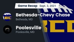 Recap: Bethesda-Chevy Chase  vs. Poolesville  2021