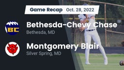 Recap: Bethesda-Chevy Chase  vs. Montgomery Blair  2022
