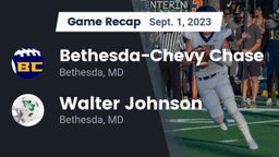 Recap: Bethesda-Chevy Chase  vs. Walter Johnson  2023