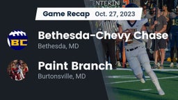 Recap: Bethesda-Chevy Chase  vs. Paint Branch  2023