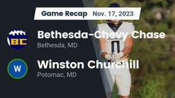 Recap: Bethesda-Chevy Chase  vs. Winston Churchill  2023