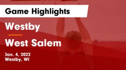Westby  vs West Salem  Game Highlights - Jan. 4, 2022