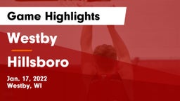 Westby  vs Hillsboro  Game Highlights - Jan. 17, 2022