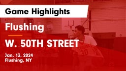 Flushing  vs W. 50TH STREET Game Highlights - Jan. 13, 2024