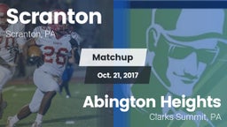 Matchup: Scranton  vs. Abington Heights  2017