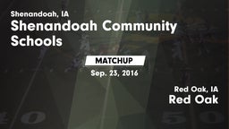 Matchup: Shenandoah vs. Red Oak  2016
