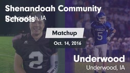 Matchup: Shenandoah vs. Underwood  2016