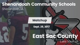 Matchup: Shenandoah vs. East Sac County  2017