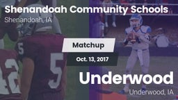 Matchup: Shenandoah vs. Underwood  2017