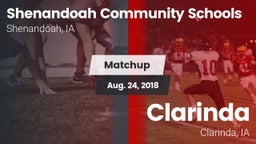 Matchup: Shenandoah vs. Clarinda  2018