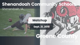 Matchup: Shenandoah vs. Greene County  2018