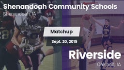 Matchup: Shenandoah vs. Riverside  2019