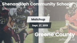 Matchup: Shenandoah vs. Greene County  2019