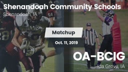 Matchup: Shenandoah vs. OA-BCIG  2019