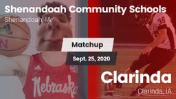 Matchup: Shenandoah vs. Clarinda  2020