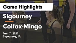 Sigourney  vs Colfax-Mingo  Game Highlights - Jan. 7, 2022