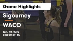 Sigourney  vs WACO  Game Highlights - Jan. 10, 2022