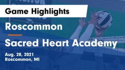 Roscommon  vs Sacred Heart Academy Game Highlights - Aug. 28, 2021