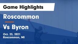 Roscommon  vs Vs Byron Game Highlights - Oct. 23, 2021