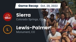 Recap: Sierra  vs. Lewis-Palmer  2022