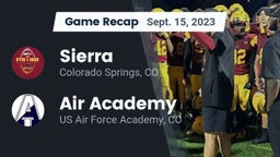 Recap: Sierra  vs. Air Academy  2023