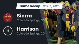 Recap: Sierra  vs. Harrison  2023