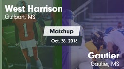 Matchup: West Harrison vs. Gautier  2016