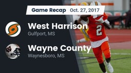 Recap: West Harrison  vs. Wayne County  2017