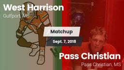 Matchup: West Harrison vs. Pass Christian  2018