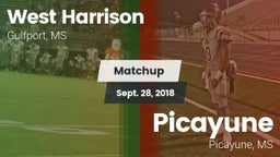 Matchup: West Harrison vs. Picayune  2018