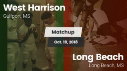Matchup: West Harrison vs. Long Beach  2018
