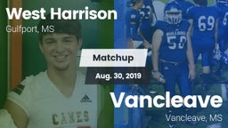 Matchup: West Harrison vs. Vancleave  2019
