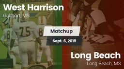 Matchup: West Harrison vs. Long Beach  2019