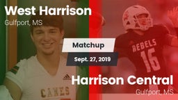 Matchup: West Harrison vs. Harrison Central  2019