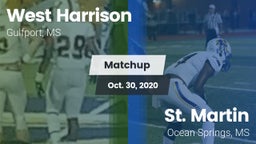 Matchup: West Harrison vs. St. Martin  2020