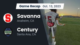 Recap: Savanna  vs. Century  2023