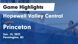 Hopewell Valley Central  vs Princeton  Game Highlights - Jan. 14, 2022