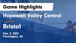 Hopewell Valley Central  vs Bristol  Game Highlights - Feb. 5, 2022
