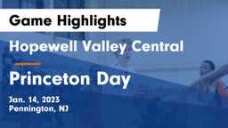 Hopewell Valley Central  vs Princeton Day  Game Highlights - Jan. 14, 2023