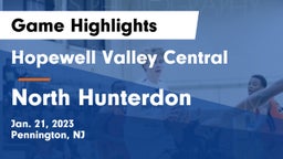Hopewell Valley Central  vs North Hunterdon  Game Highlights - Jan. 21, 2023