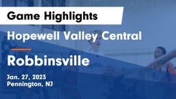 Hopewell Valley Central  vs Robbinsville  Game Highlights - Jan. 27, 2023