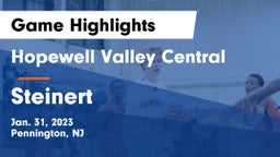 Hopewell Valley Central  vs Steinert  Game Highlights - Jan. 31, 2023