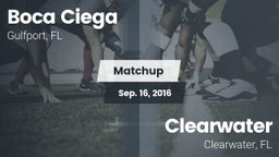Matchup: Boca Ciega vs. Clearwater  2016