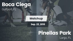 Matchup: Boca Ciega vs. Pinellas Park  2016