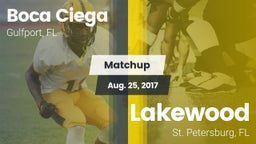Matchup: Boca Ciega vs. Lakewood  2017