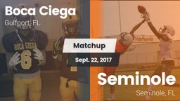 Matchup: Boca Ciega vs. Seminole  2017