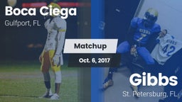 Matchup: Boca Ciega vs. Gibbs  2017